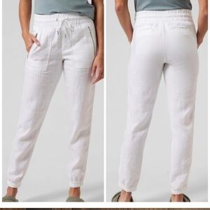 Athleta Cabo Linen Jogger, Size 10
